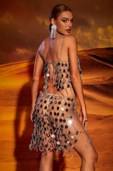 Scarlett Spaghetti Chainmail Set | Dress In Beauty